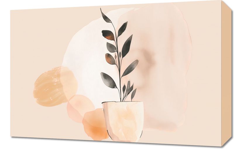 Obraz 60x40cm Doniczkowy Kolor zdjęcie 1