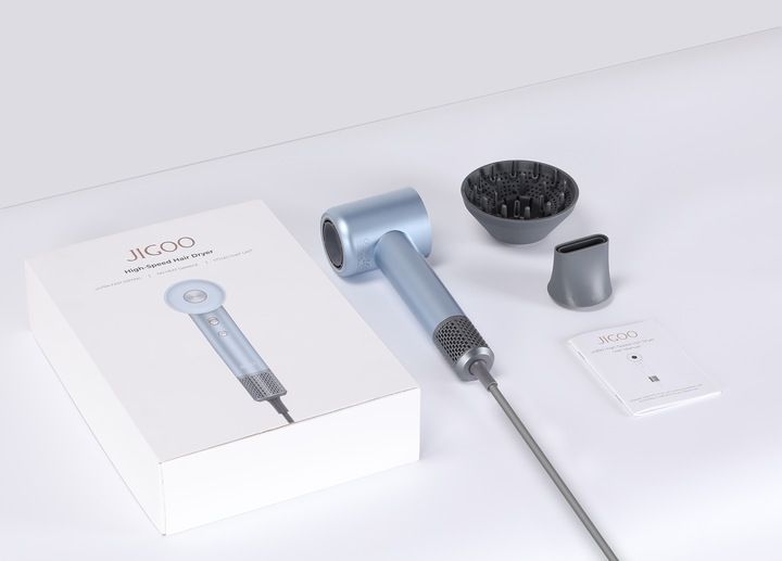 SUSZARKA DO WŁOSÓW JONIZUJĄCA MOCNA 1600W 59DB JIGOO H300 NIEBIESKI zdjęcie 7