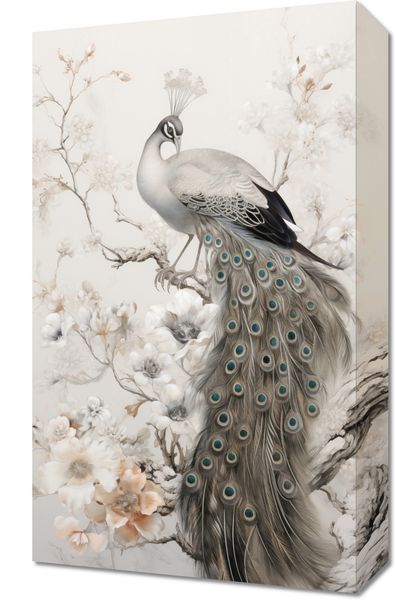 Obraz 30x50cm Pawia Gracja zdjęcie 1