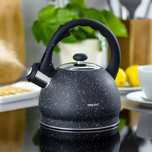 czajnik z gwizdkiem 2l kinghoff kh-1403 marble na Arena.pl