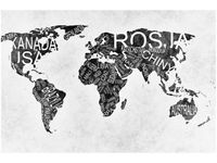 60X40CM MAPA ŚWIATA OBRAZ