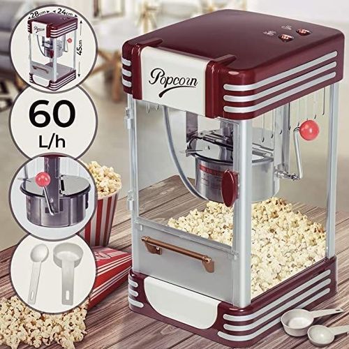 Ekspres do popcornu w stylu retro, 220-240 V, 50-60 Hz na Arena.pl