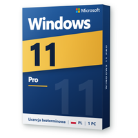Klucz Windows 11 Professional PL Microsoft Licencja Wieczysta 1 PC