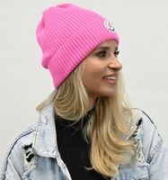 Modna Czapka Jesienna Damska Neonowy Róż n1