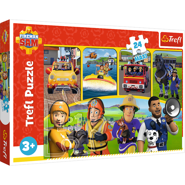ND24_25852 Puzzle - 24 Maxi - Strazak Sam i przyj zdjęcie 1