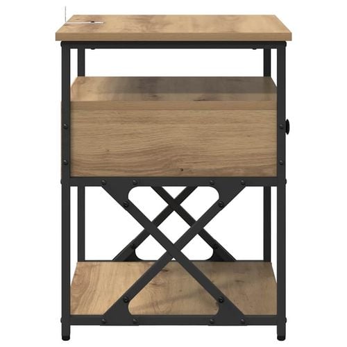 Szafka Nocna z szufladą dąb artisan 40 x 42 x 55 cm na Arena.pl