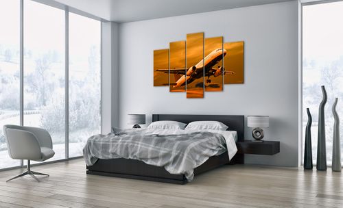 Obraz Na Płótnie - Samolot Start - 150X100 Cm - Ea150X100-0368 na Arena.pl