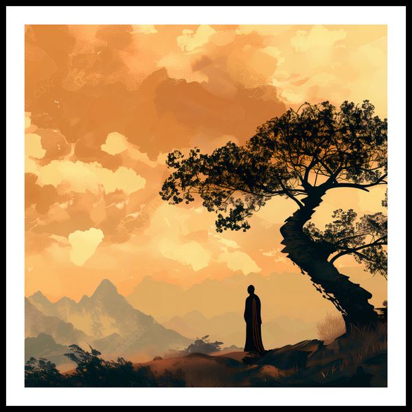 Plakat 90x90cm Zen zdjęcie 3