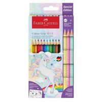 Kredki Grip Unicorn 10+3+Naklejki 201542Fc 5429