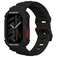 skinarma pasek+etui mecha 2in1 apple     watch 45/44mm czarny/black