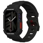 skinarma pasek+etui mecha 2in1 apple     watch 45/44mm czarny/black