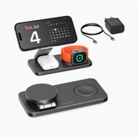 VOOMY W3S - Bezprzewodowa ładowarka 3 w 1 do iPhone'a, zegarka i AirPods -…
