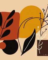 Plakat 40x50cm Ciepłe Kontury