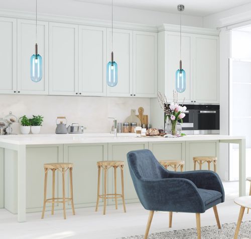 Fiuggi lampa wisząca 1x6W LED niebieski na Arena.pl