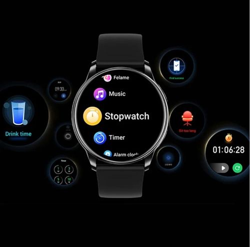 SMARTWATCH ZEGAREK DAMSKI DLA KOBIETY AMOLED ROZMOWY CIŚNIENIOMIERZ MENU PL na Arena.pl