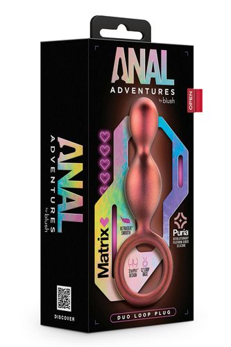 blush anal adventures matrix duo loop plug copper na Arena.pl