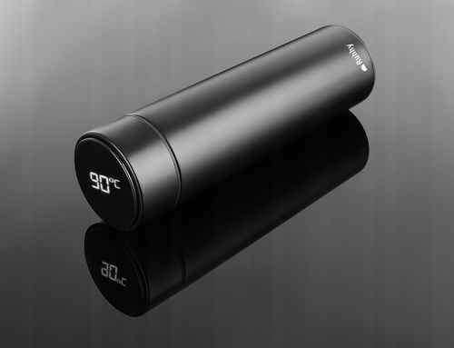 KUBEK TERMICZNY TERMOS LED 500ml NA KAWĘ HERBATĘ DOTYKOWY DO SAMOCHODU na Arena.pl