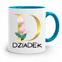 Kubek Błękitny Dzień Dziadka Najlepszy Dziadek Z Nadrukiem Ze Zdjęciem