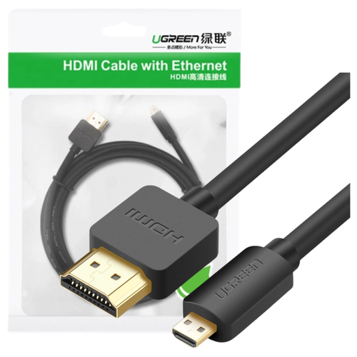 ugreen hd127 kabel micro hdmi - hdmi 4k 3d 1m (czarny) na Arena.pl