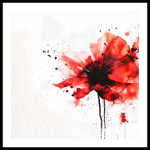 Plakat 70x70cm Płynna Akwarela na Arena.pl