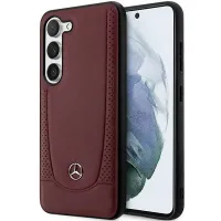 Etui Mercedes Leather Urban Bengale na Samsung Galaxy S23+ - czerwone