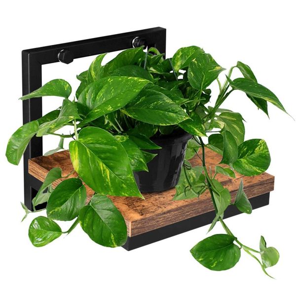 Kwietnik metalowy ścienny czarny Torget loft zdjęcie 4