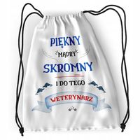 Plecak Weterynarza Sportowy Szkolny Worek Torba Z Nadrukiem Ze Zdjęciem