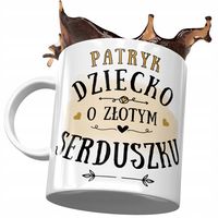 Kubek Dla Patryka Syna Na Dzień Dziecka Prezent Z Nadrukiem Ze Zdjęciem