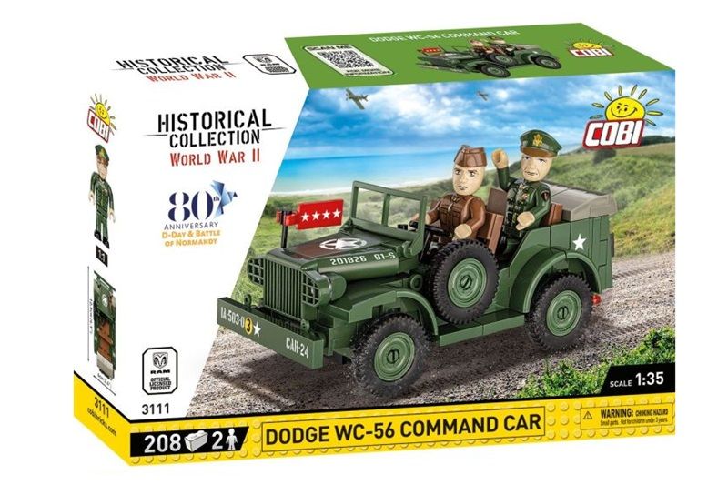 COBI HC WWII Dodge WC-56 Command Car 208kl 3111 zdjęcie 1
