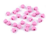 SERDUSZKA PLASTIK JASNY RÓŻ 8MM 6SZT