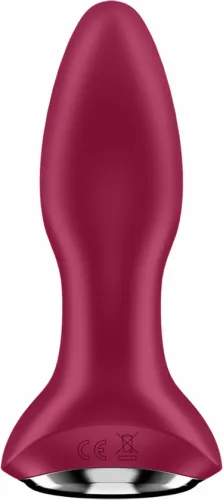 satisfyer rotator plug 2+ - silikonowy wibrujący korek z funkcją obrotu na Arena.pl
