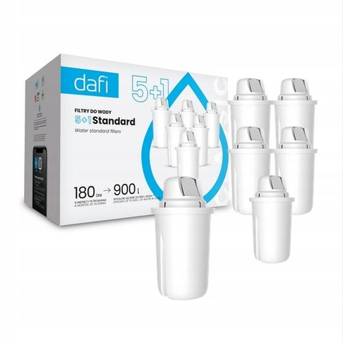 6 SZTUK FILTR WKŁAD DAFI CLASSIC DO DZBANKA CRYSTAL CLASSIC ORGINAŁ na Arena.pl