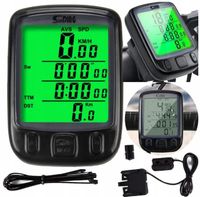 LICZNIK ROWEROWY WODOODPORNY PODŚWIETLANY PRĘDKOŚCIOMIERZ 25 FUNKCJI LCD