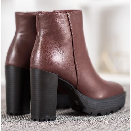 Brązowe Botki Na Platformie r.38 na Arena.pl