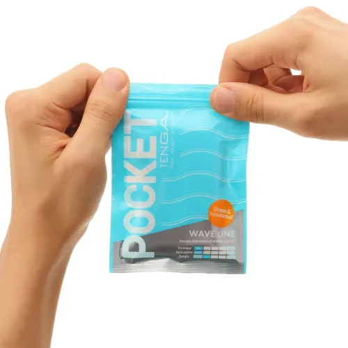 tenga pocket stroker wave line - kompaktowy model podrożny elastyczny na Arena.pl