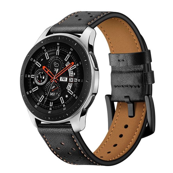 TECH-PROTECT LEATHER SAMSUNG GALAXY WATCH 46MM BLACK zdjęcie 1
