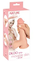 nature skin model m - elastyczna forma intymna z ruchomą 19,9 cm