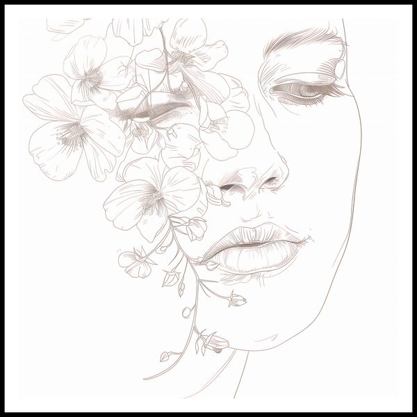 Plakat 80x80cm Kwitnąca Imersja zdjęcie 3