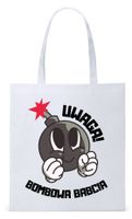 Dla Babci Babuni Prezent Torba Eco Biała Shopper Z Nadrukiem Ze Zdjęciem