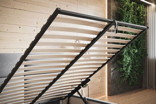 Łóżko tapicerowane LUX 3 90x200 ze  Stelażem i pojemnikiem na Arena.pl