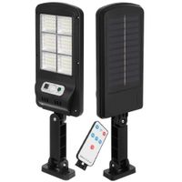 LAMPA ULICZNA LATARNIA SOLARNA 120LED + PILOT CZUJNIK RUCHU I ZMIERZCHU