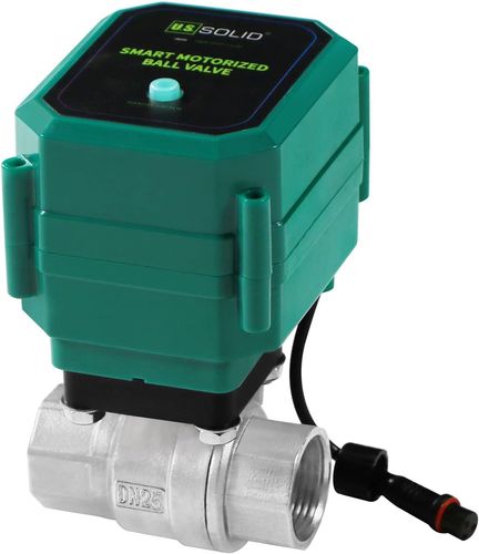 Zawór kulowy elektryczny U.S. Solid 1” WiFi smart ze stali nierdzewnej na Arena.pl