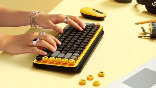 Mechaniczna klawiatura bezprzewodowa Logitech POP Keys US'Intl + CYRYLICA na Arena.pl