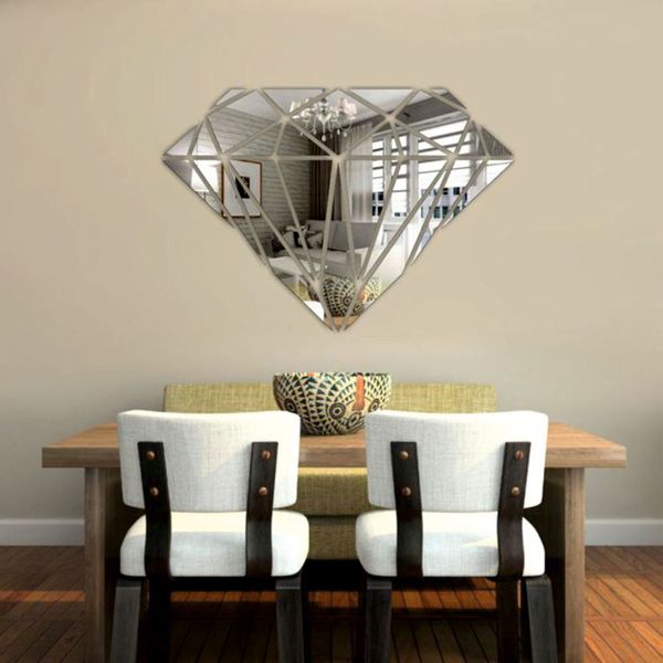 Dekoracyjne Lustro Akrylowe  Diament zdjęcie 2