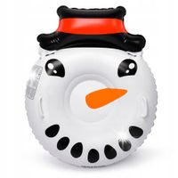 SLIZG ŚNIEŻNY Snowman Bałwan PVC - duży bezpieczny do zjeżdżania po śniegu