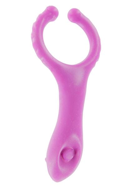 Vibrating Clit-Stim C-Ring Purple zdjęcie 5