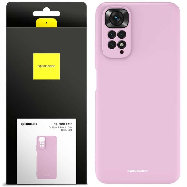 Spacecase Silicone Case Redmi Note 11/11s lilac zdjęcie 1