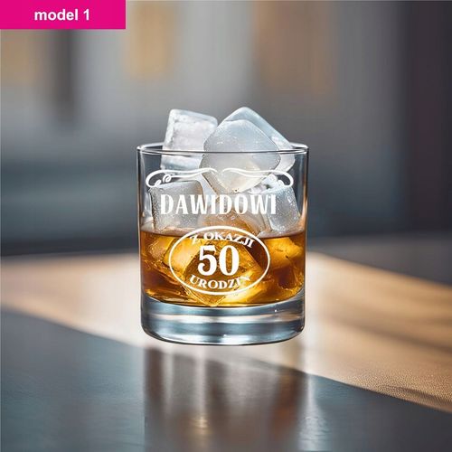 Prezent na 30 40 50 Urodziny Szklanki do Whisky z Personalizowanym Grawerem na Arena.pl
