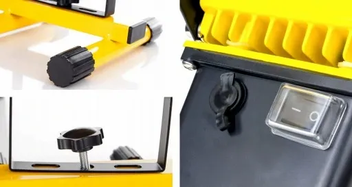 HALOGEN ROBOCZY REFLEKTOR NAŚWIETLACZ LED Z AKUMULATOREM PRZENOŚNY IP65 30W zdjęcie 13