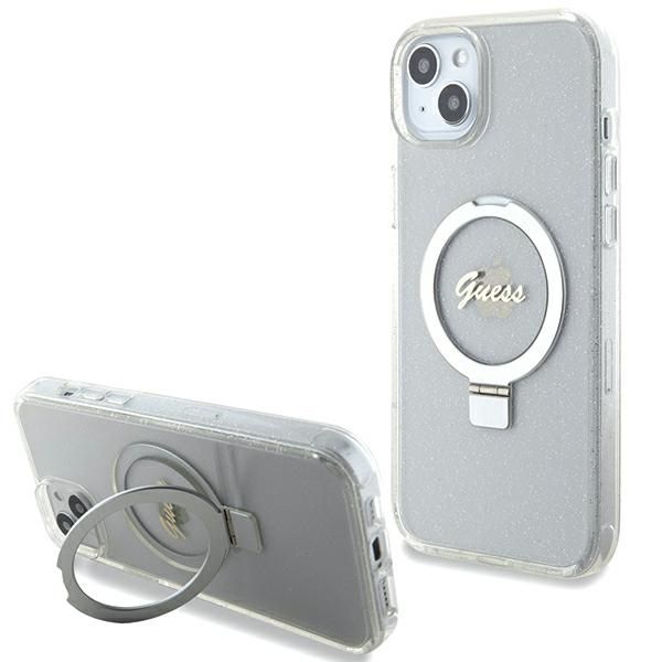 Etui Guess do iPhone 15 Plus, iPhone 14 Plus, Przezroczysty, MagSafe zdjęcie 1